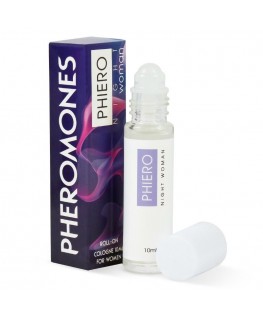 PHIERO NIGHT WOMAN. PERFUME WITH PHEROMONES IN ROLL-ON FORMAT FOR WOMEN