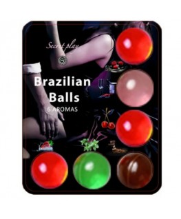 BRAZILLIAN BALLS LUBRICANT HOT BALLS 6 UNITS