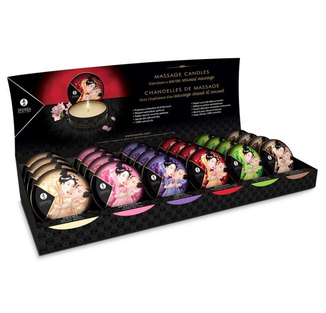 CANDELE DA MASSAGGIO MASSAGGIO A LUMINOSA MINI CARESS + DISPLAY CANDELE DA MASSAGGIO MASSAGGIO A LUMINOSA MINI CARESS + DISPLAY