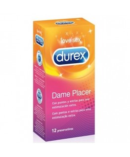 DUREX DAME PLACER 12 UNITS DUREX DAME PLACER 12 UNITS che trovi in offerta solo su SexyShopOnline a -35% di sconto
