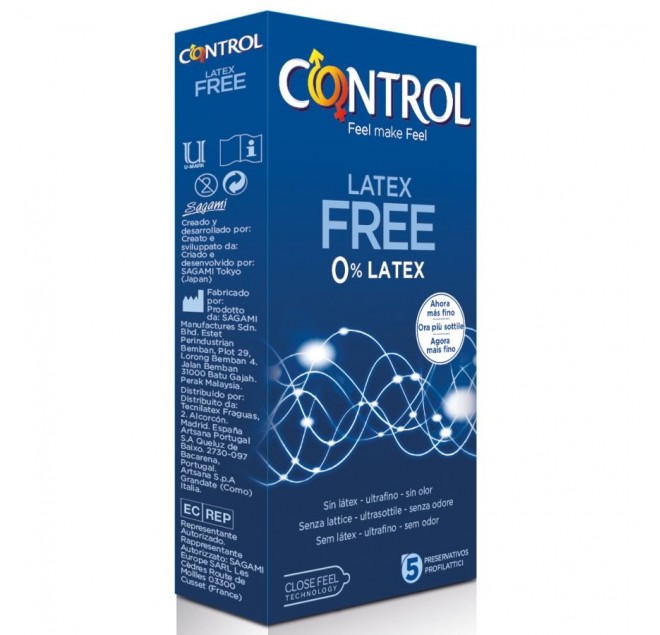 CONTROL LATEX FREE 5 UNITS
