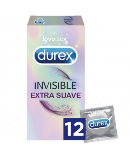 DUREX INVISIBLE EXTRA THIN 12 UDS DUREX INVISIBLE EXTRA THIN 12 UDS che trovi in offerta solo su SexyShopOnline a -35% di sconto