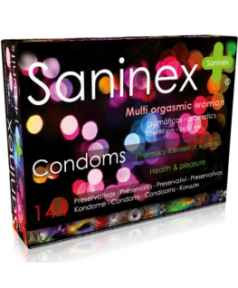 SANINEX CONDOMS MULTIORGASMIC WOMAN CONDOMS 144 UNITS SANINEX CONDOMS MULTIORGASMIC WOMAN CONDOMS 144 UNITS che trovi in offerta solo su SexyShopOnline a -15% di sconto