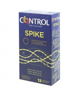 CONTROL SPIKE CONICAL DOTS TEXTURED PRESERVATIVES 12 UNITS