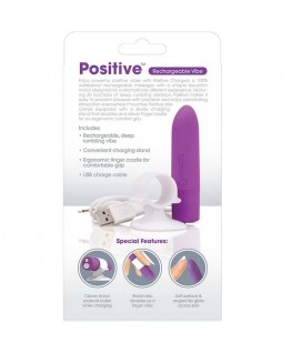 SCREAMING O RECHARGEABLE MASSAGER - POSITIVE.- PURPLE
