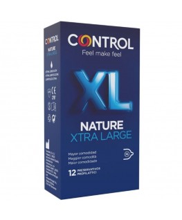 CONTROL ADAPTA NATURE XL 12 UNITS CONTROL ADAPTA NATURE XL 12 UNITS che trovi in offerta solo su SexyShopOnline a -35% di sconto