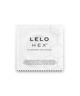 LELO HEX CONDOMS ORIGINALE CONFEZIONE DA 12