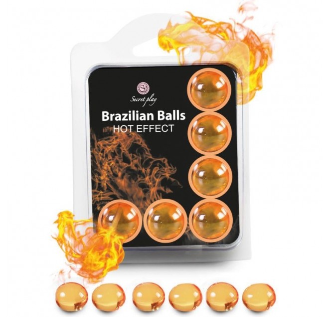 SECRETPLAY SET 6 BRAZILIAN BALLS HOT EFFECT