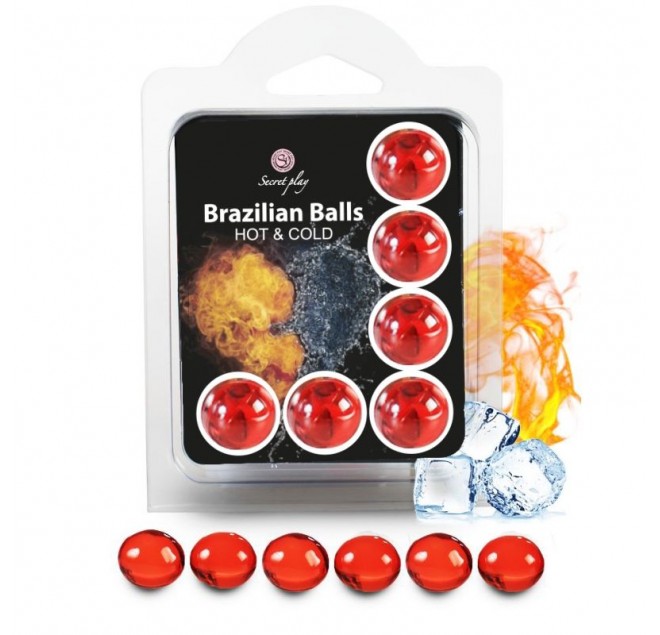 SECRETPLAY SET 6 BRAZILIAN BALLS HOT & COLD EFFECT