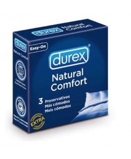 DUREX NATURAL COMFORT 3 UNITS DUREX NATURAL COMFORT 3 UNITS  che trovi in offerta solo su SexyShopOnline a -15% di sconto