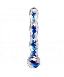 ICICLES NUMBER 8 HAND BLOWN GLASS MASSAGER