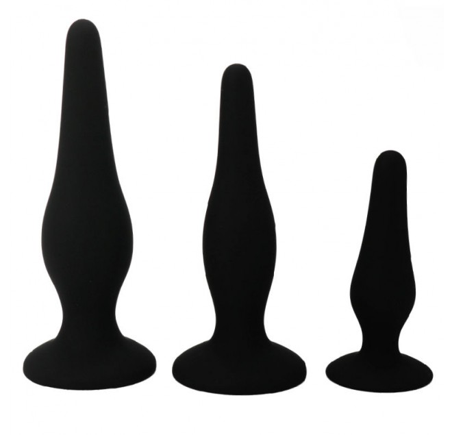 PRETTY BOTTOM - BEGGINER'S ANAL KIT SILICONE PLUGS