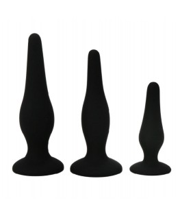 PRETTY BOTTOM - BEGGINER'S ANAL KIT SILICONE PLUGS