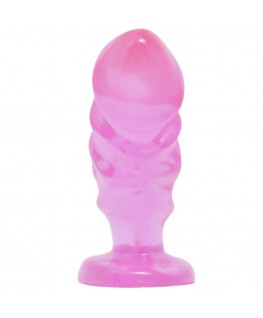 BAILE UNISEX ANAL PLUG WITH SUCTION CUP PINK