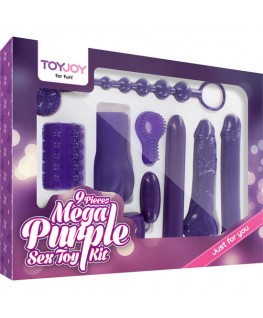 JUST FOR YOU MEGA PURPLE SEX TOY KIT, JUST FOR YOU MEGA PURPLE SEX TOY KIT, che trovi in offerta solo su SexyShopOnline a -35% di sconto