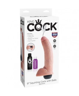 KING COCK SQUIRTING FLESH 9 "