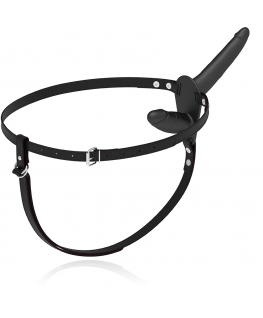 FETISH SUBMISSIVE DOPPIA PENETRIX STRAP-ON NERO SU