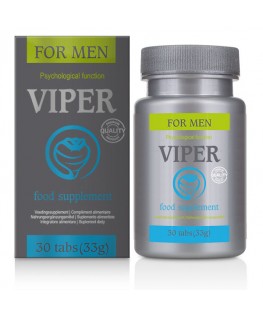 VIPER FOR MEN 30 TABS ES / PT VIPER FOR MEN 30 TABS ES/PT  che trovi in offerta solo su SexyShopOnline a -15% di sconto