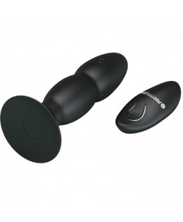 PRETTY LOVE PLUG WITH VIBRATOR AND ROTATION FUNCTIONS BY REMOTE CONTROL
