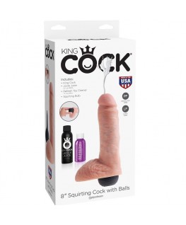 KING COCK SQUIRTING FLESH 8 "
