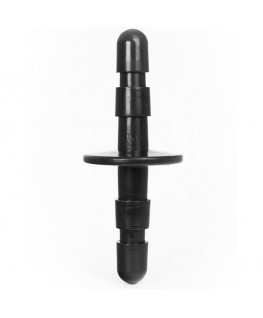 HUNG DOUBLE  SYSTEM ANAL PLUG BLACK