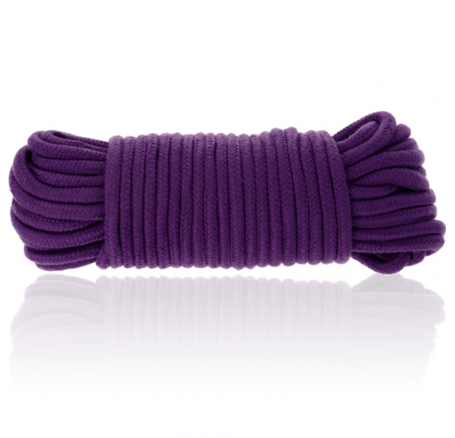 BONDAGE COTTON ROPE 20 METERS PURPLE