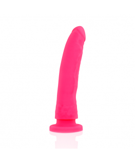 DELTA CLUB TOYS HARNESS + DONG PINK SILICONE 17 X 3 CM