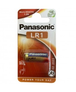 PANASONIC ALKALINE BATTERY LR1 1.5V BLISTER 1 PACK PANASONIC ALKALINE BATTERY LR1 1.5V BLISTER 1 PACK che trovi in offerta solo su SexyShopOnline a -35% di sconto