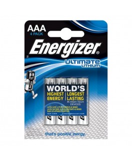 ENERGIZER ULTIMATE LITHIUM  AAA L92 LR03 1,5V *4 ENERGIZER ULTIMATE LITHIUM  AAA L92 LR03 1,5V *4 che trovi in offerta solo su SexyShopOnline a -35% di sconto