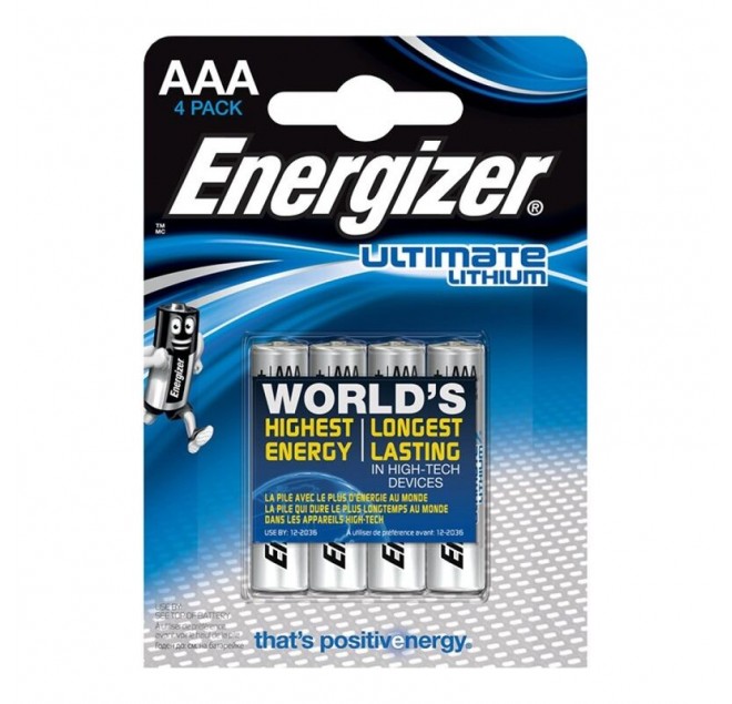 ENERGIZER ULTIMATE LITHIUM  AAA L92 LR03 1,5V *4