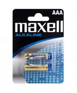 MAXELL ALKALINE BATTERY AAA LR03 BLISTER * 2 MAXELL ALKALINE BATTERY AAA LR03 BLISTER * 2 che trovi in offerta solo su SexyShopOnline a -35% di sconto