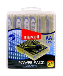 MAXELL ALKALINE BATTERY AA LR6 PACK * 24 BATTERIES MAXELL ALKALINE BATTERY AA LR6 PACK * 24 BATTERIES che trovi in offerta solo su SexyShopOnline a -35% di sconto
