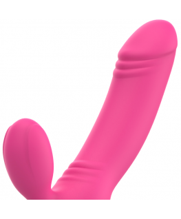 OHMAMA BIX DOBLE VIBRATOR XMAS EDITION PINK