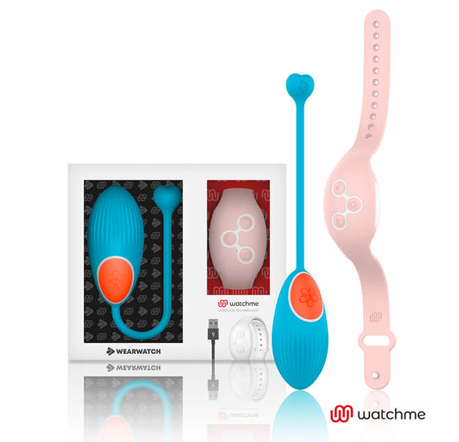 WEARWATCH EGG WIRELESS TECHNOLOGY WATCHME BLUE / PINK