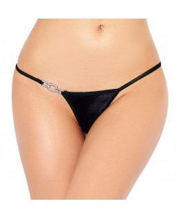 QUEEN LINGERIE SHINNY ADORNMENT THONG