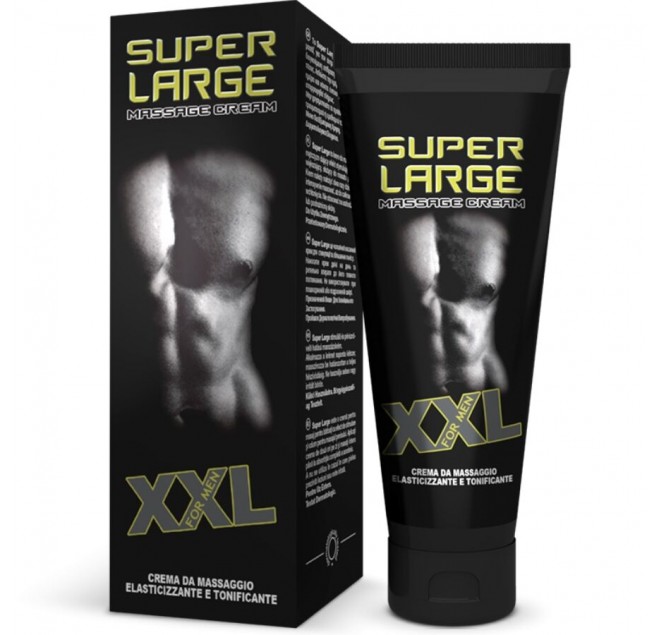 SUPER LARGE XXL MASSAGE AND ELASTIZING CREAM FOR PENIS 75 ML