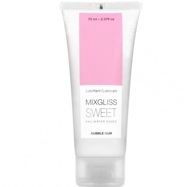 MIXGLISS WATER-BASED SWEET BUBBLE GUM 70 ML