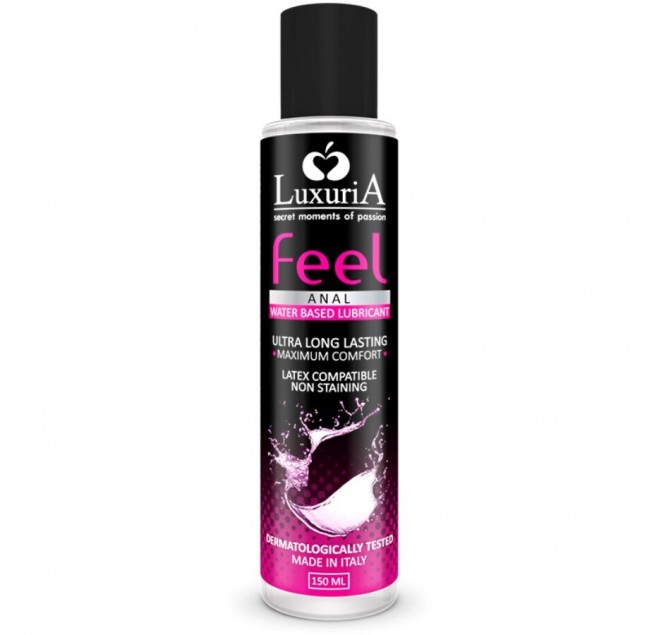 LUXURIA FEEL ANAL WATER BASED LUBRICANT 150 ML