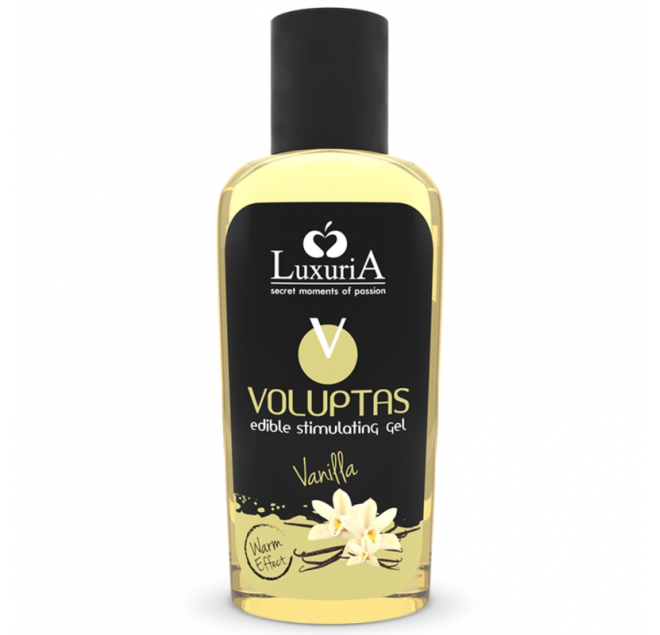 LUXURIA VOLUPTAS EDIBLE STIMULATING GEL WARMING EFFECT - VANILLA 100 ML