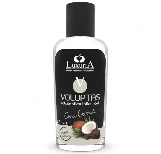 LUXURIA VOLUPTAS EDIBLE STIMULATING GEL WARMING EFFECT - COCONUT AND CREAM 100 ML