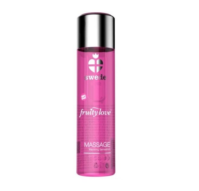 SWEDE FRUITY LOVE WARMING EFFECT MASSAGE OIL PINK GRAPEFRUIT WITH MANGO 60 ML.