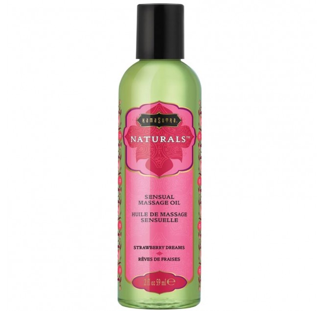 KAMASUTRA NATURAL MASSAGE OIL STRAWBERRY DREAMS 59 ML