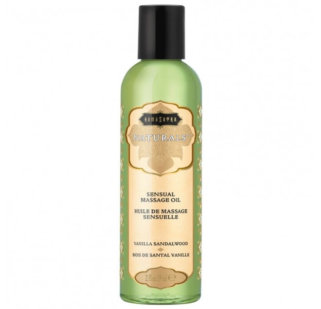 KAMASUTRA NATURAL MASSAGE OIL VANILLA SANDALWOOD 59 ML