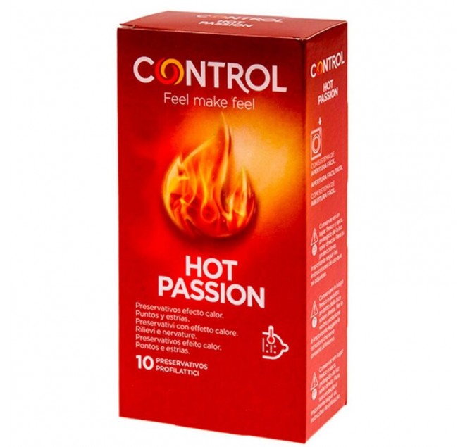 CONTROL HOT PASSION WARMING EFFECT 10 UNITS