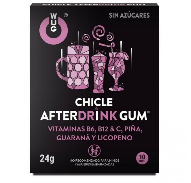 WUG GUM AFTER DRINK 10 UDS