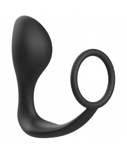 ADDICTED TOYS ANAL PLUG AND COCK RING  BLACK ADDICTED TOYS ANAL PLUG AND COCK RING  BLACK che trovi in offerta solo su SexyShopOnline a -35% di sconto