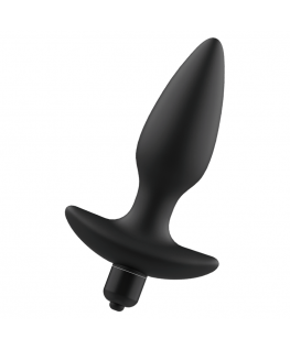 ADDICTED TOYS ANAL PLUG MASSAGER WITH VIBRATION BLACK