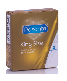 THROUGH KING MS CONDOMS LONG AND WIDTH 3 UNITS