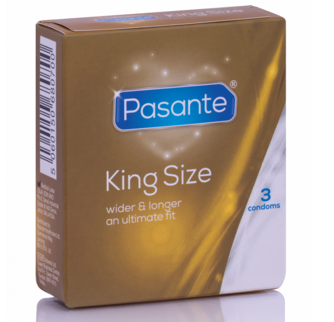 THROUGH KING MS CONDOMS LONG AND WIDTH 3 UNITS