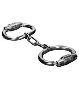 METAL HARD HANDCUFFS WITH COMBINATION LOCK
